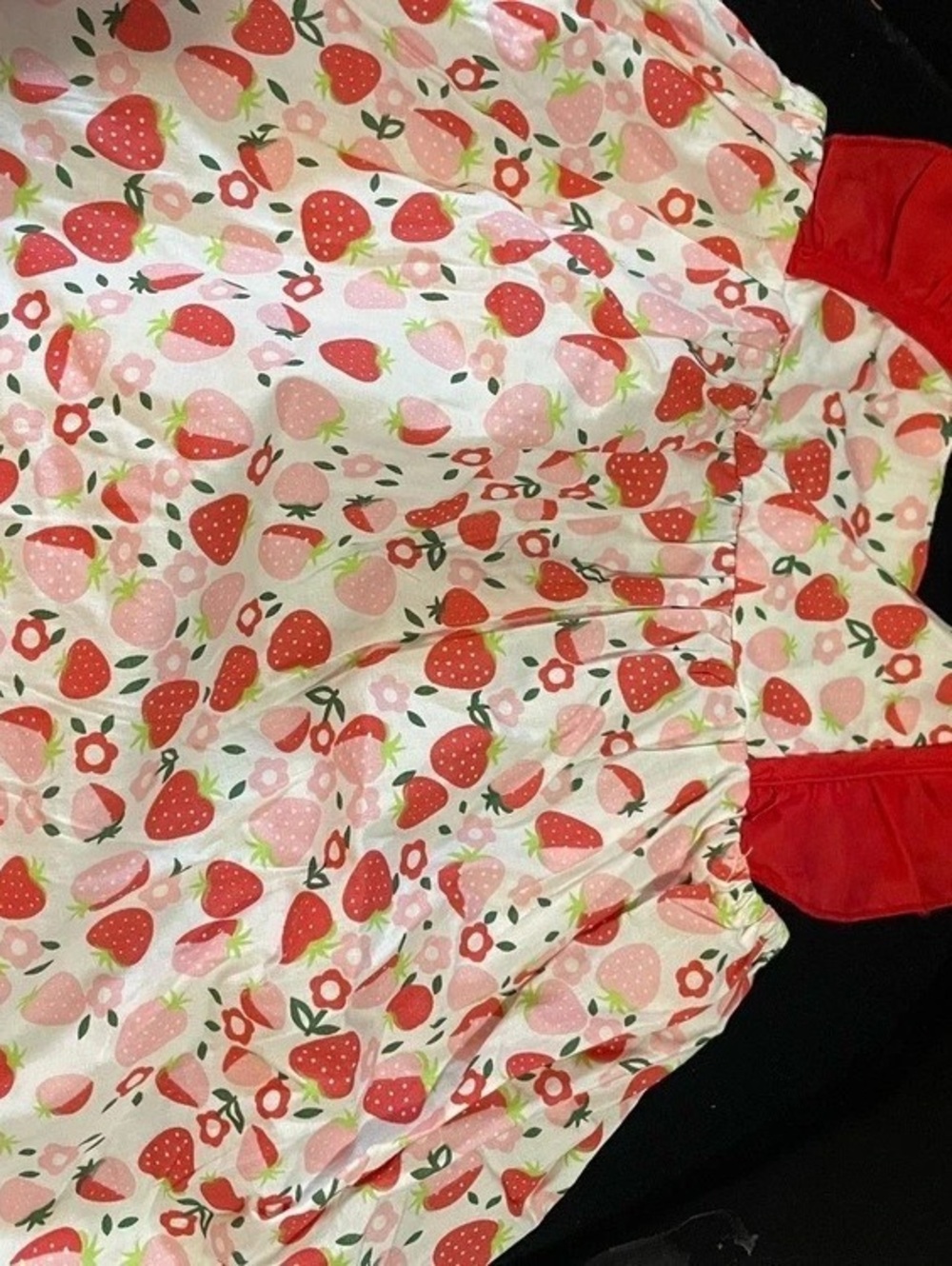 Girls Strawberry Print Dress Size 6